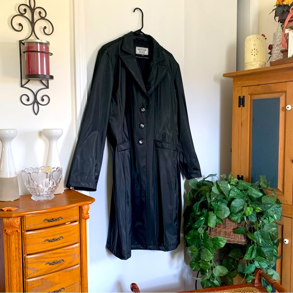 VTG Weather Tamer stylish sleek, Women’s Black Sz XL medium warmth nylon lining